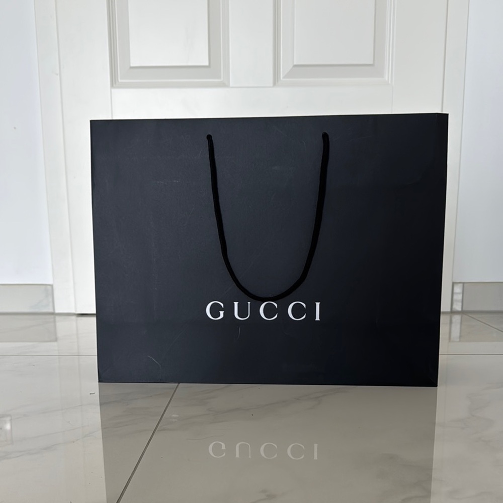 Gucci Black Shopping Bag